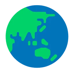 globe showing Asia-Australia