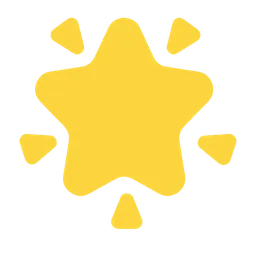 glowing star