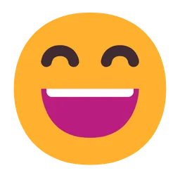 grinning face with smiling eyes