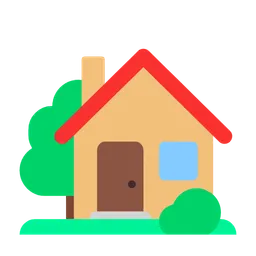house with garden