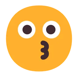 kissing face
