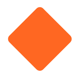 large orange diamond