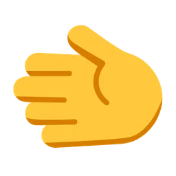 leftwards hand