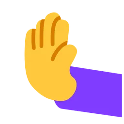 leftwards pushing hand