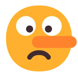 lying face