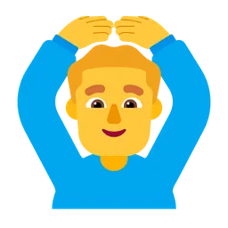 man gesturing OK