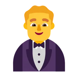 man in tuxedo