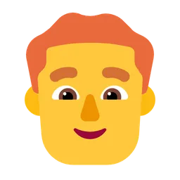 man: red hair
