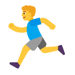 man running