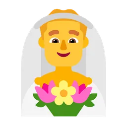 man with veil