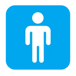 men’s room
