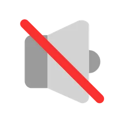 muted speaker