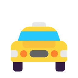 oncoming taxi