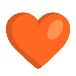 orange heart