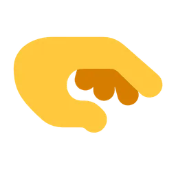 palm down hand