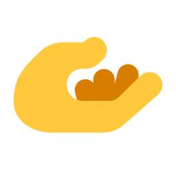 palm up hand