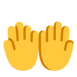 palms up together