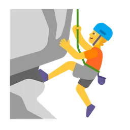 person climbing