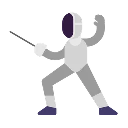 person fencing