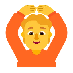 person gesturing OK