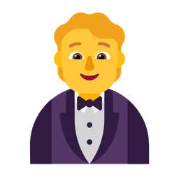 person in tuxedo
