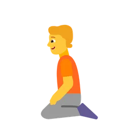 person kneeling