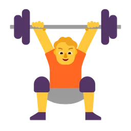 person lifting weights