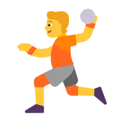 person playing handball