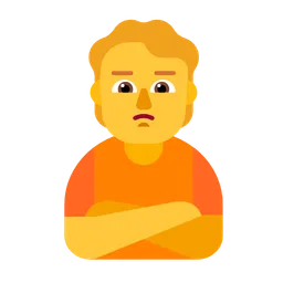 person pouting