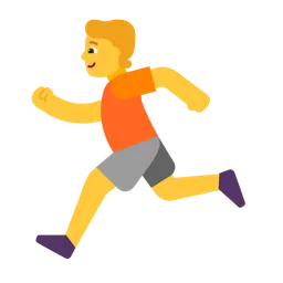 person running