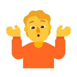person shrugging