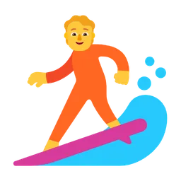 person surfing