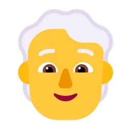person: white hair