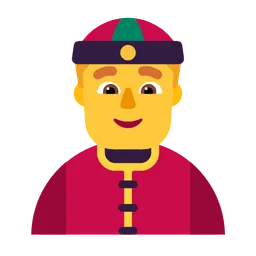 person with skullcap