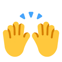 raising hands