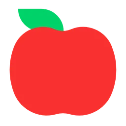 red apple
