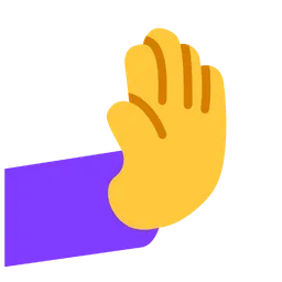 rightwards pushing hand