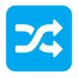 shuffle tracks button