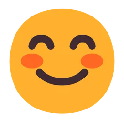 smiling face with smiling eyes
