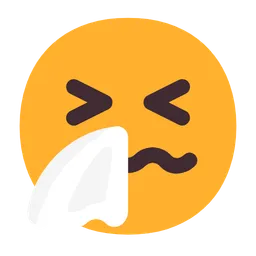 sneezing face