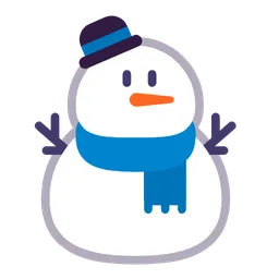 snowman without snow