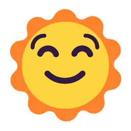 sun with face