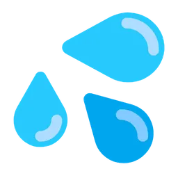 sweat droplets