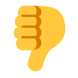 thumbs down