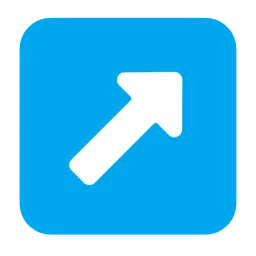 up-right arrow