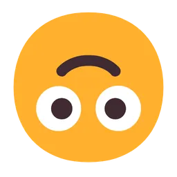 upside-down face