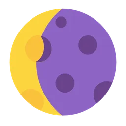 waning crescent moon