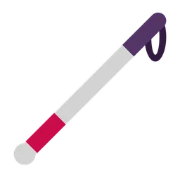white cane