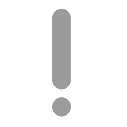 white exclamation mark