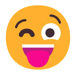winking face with tongue